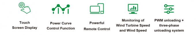 وحدة تحكم توربينات الرياح المتصلة بالشبكة مع شاشة لمس LCD ووظيفة الحماية والمراقبة 2