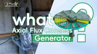 شرح في فقرة واحدة Axial Flux Coreless Generator