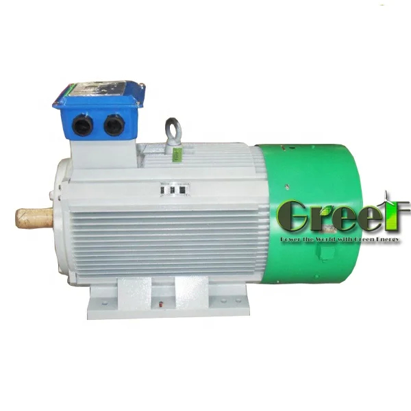 20rpm-3000rpm طريقة تبريد الهواء 3 مرحلة مولد المغناطيس الدائم بطاقة كهربائية منخفضة السرعة