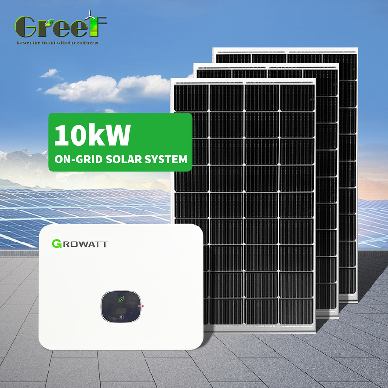 في الوقت الحقيقي مراقبة شبكة ربط نظام الشمس 1kW-100kW قدرة لوح أحادي البلورية