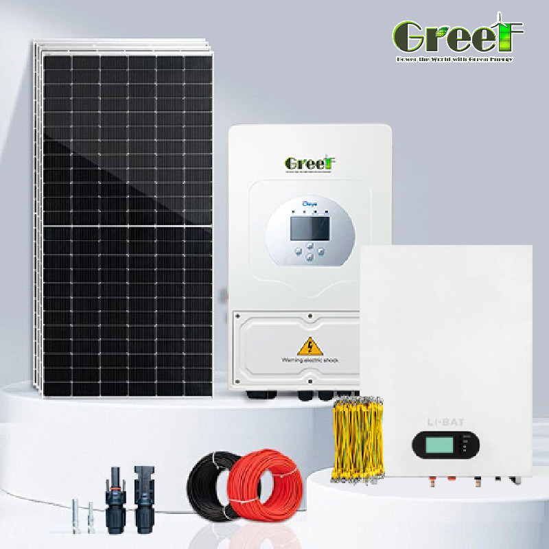 8Kw-10Kw النظام الشمسي الهجاني النقي للموجات الجانبية مع 110/220V الجهد الخارجي