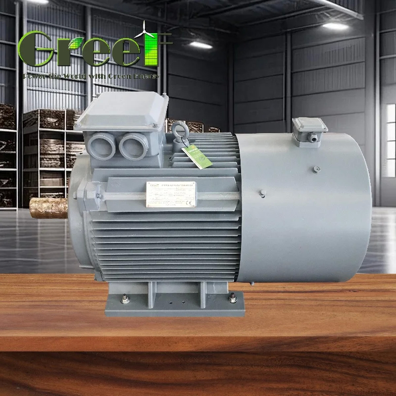 المحرك المتزامن المتحول ثلاثي المراحل المغناطيس الدائم المحرك القوة المسموح بها 750W-5MW لتطبيقات المحرك