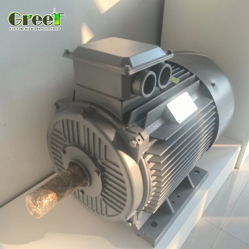 المحرك المتزامن المتحول ثلاثي المراحل المغناطيس الدائم المحرك القوة المسموح بها 750W-5MW لتطبيقات المحرك