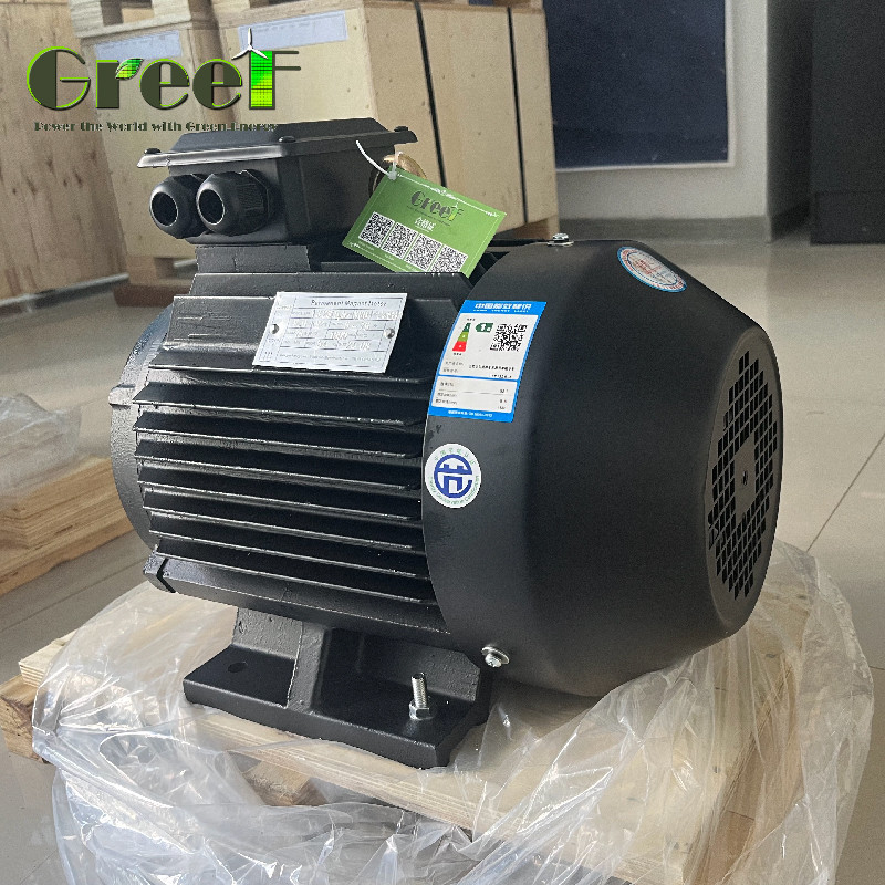المحرك المتزامن المتحول ثلاثي المراحل المغناطيس الدائم المحرك القوة المسموح بها 750W-5MW لتطبيقات المحرك