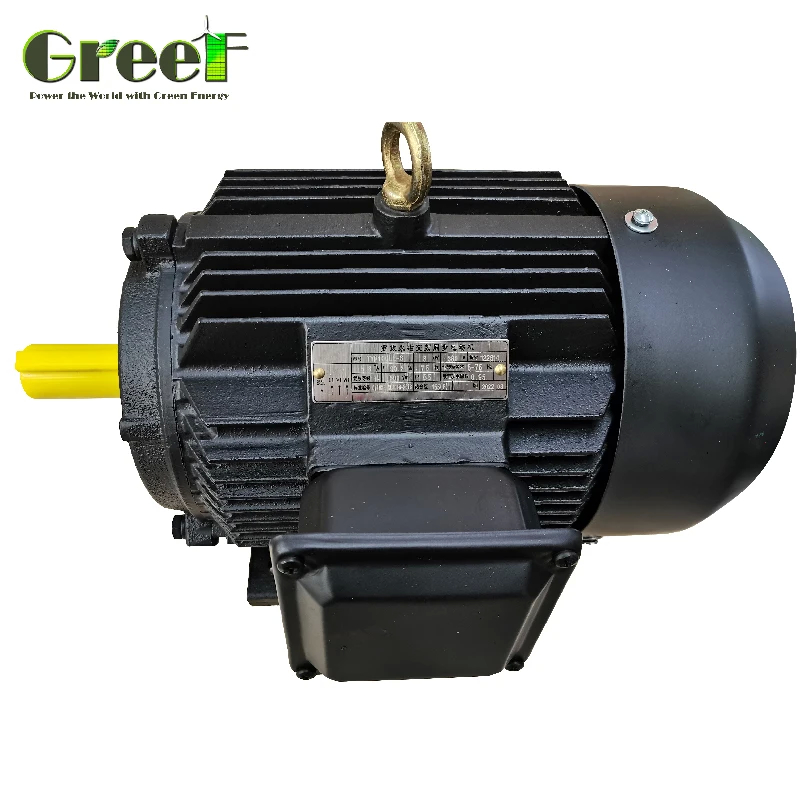 مغناطيس دائم 50 هرتز محرك متزامن متردد ثلاثي المراحل بقوة 750W-5MW