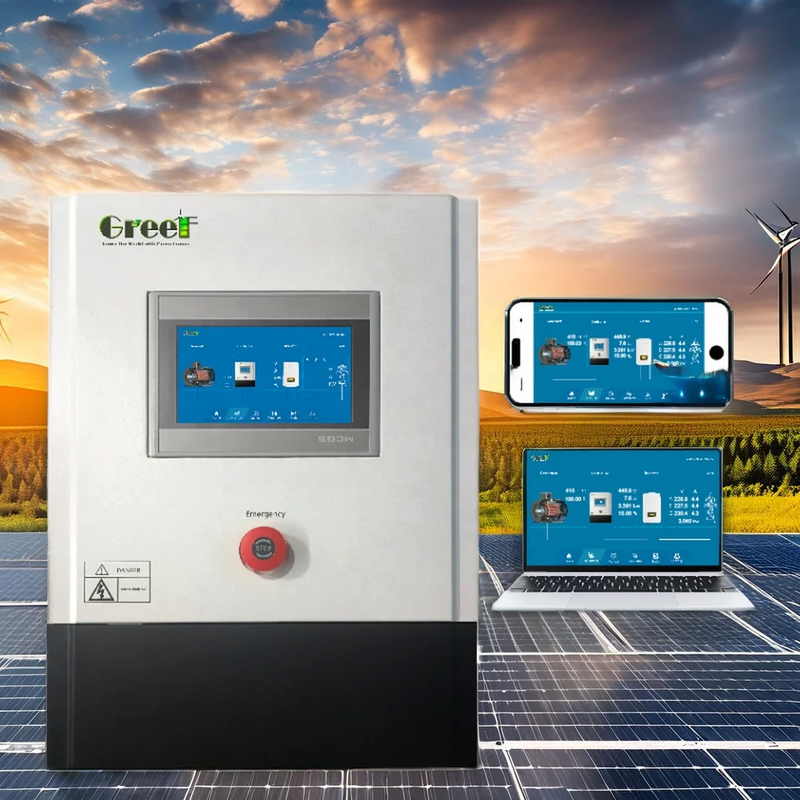 تحديث 5kw 750VDC ثلاثي المراحل شبكة ربط حاسوب توربينات الرياح محسنة توليد الطاقة واجهة الاتصال خطأ الأرض