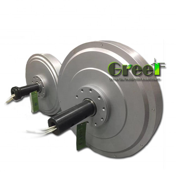 مولد المغناطيس الدائم بدون قلب 3 مراحل 0.1kw-20kw IP54