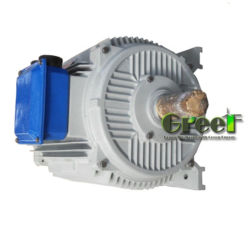 60/50 هرتز تردد 20--3000rpm سرعة الدوران المسجلة مولد المغناطيس الدائم مع محرك DC بدون فرشاة وتكنولوجيا المحرك