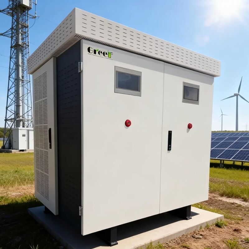 وحدة تحكم على الشبكة مع مفتاح تيار مستمر مدمج وشاشة لمس LCD وضمان لمدة 5 سنوات لمحول هجين للمولد