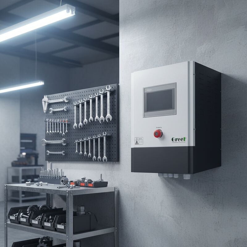 إعادة تعيين الوظيفة اليدوية على جهاز تحكم الشبكة مع تبريد الهواء القسري ومخرج التوريد المنظم لإدارة الطاقة الفعالة