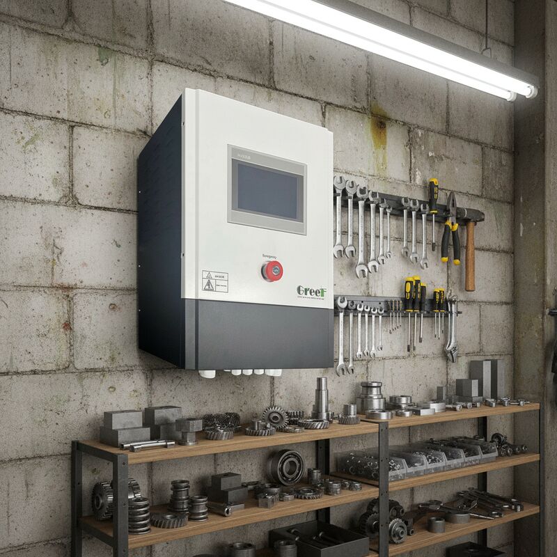 كفاءة عالية ≥ 98٪ على جهاز تحكم الشبكة مع نطاق الجهد 220V-600V وشاشة LCD لمسة لشبكات طاقة الرياح