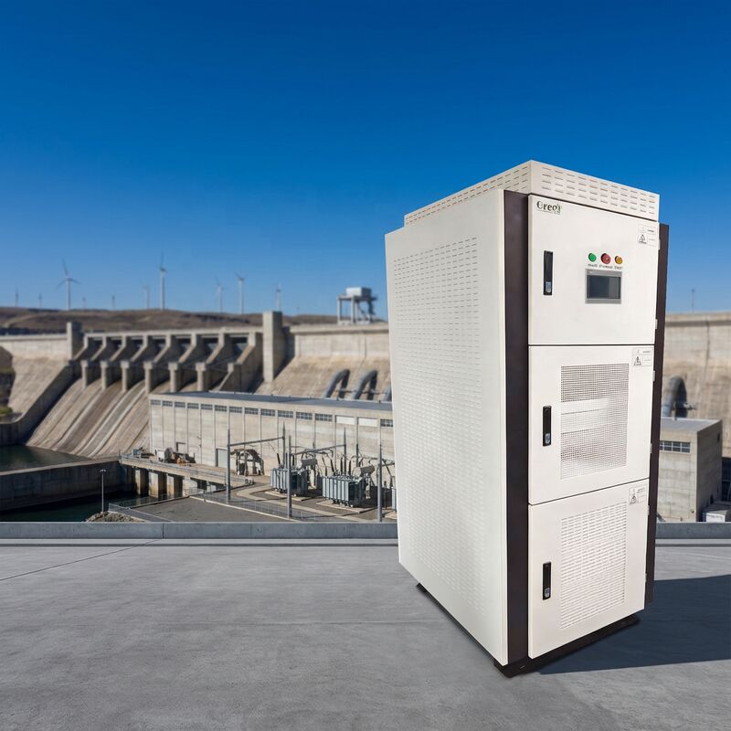 وحدة تحكم هجينة لطاقة الرياح بتوبولوجيا DC-DC Buck Boost مع جهد خرج AC 450 فولت وشاشة لمس LCD لحصاد طاقة الرياح