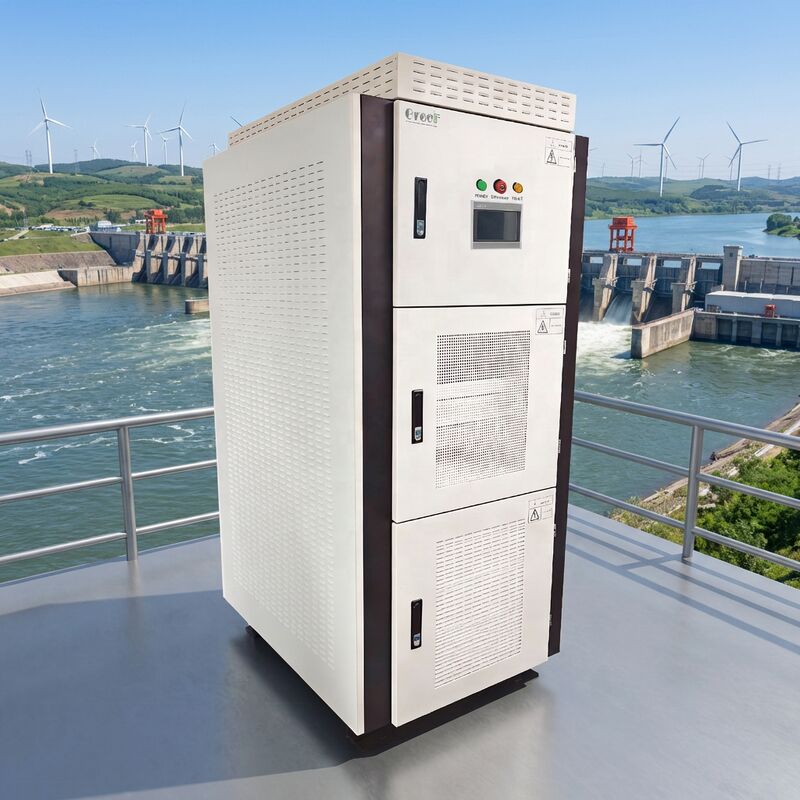 على جهاز تحكم الشبكة مع شاشة لمسة شاشة LCD رصد خطأ الأرض ومدى 240-550 فولت DC الجهد المدخل