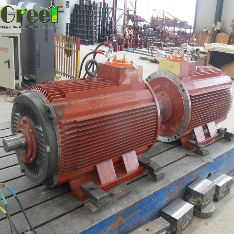1MW 380Vac طاقة حرة بدء العزم المنخفض مولد التوربينات المائية 5MW PMG