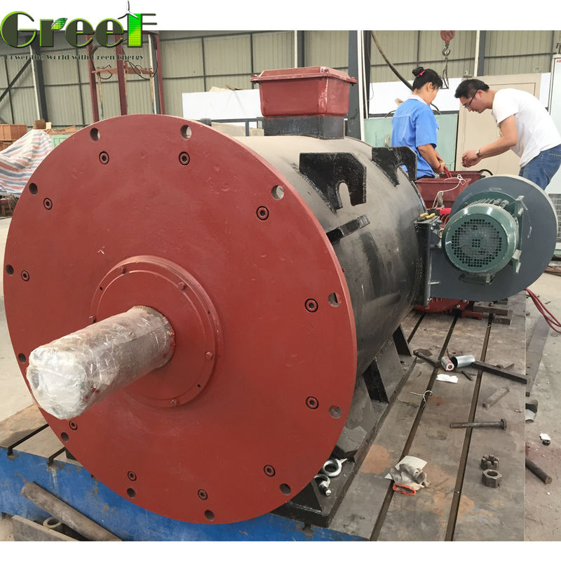 20RPM 100RPM مولد مغناطيس دائم ثلاثي المراحل منخفض الدوران 200KW 500KW مولدات المياه نهر PMG عاكس