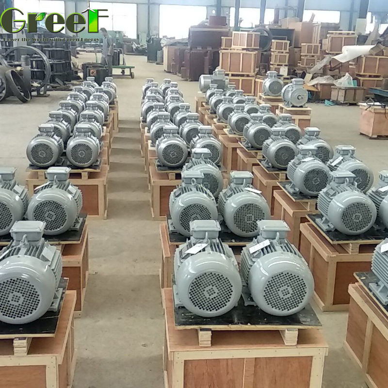 مولد طاقة مائية متزامن 150kw 500KW 3 مرحلة AC 300Rpm لتوربينات كهربائية مائية
