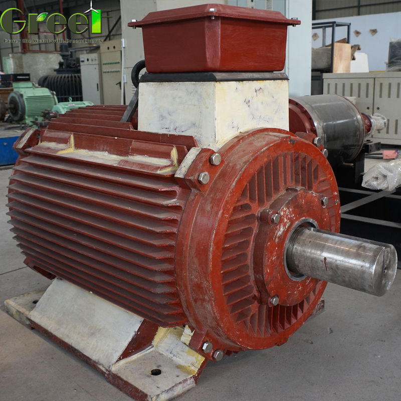 20RPM 100RPM مولد مغناطيس دائم ثلاثي المراحل منخفض الدوران 200KW 500KW مولدات المياه نهر PMG عاكس