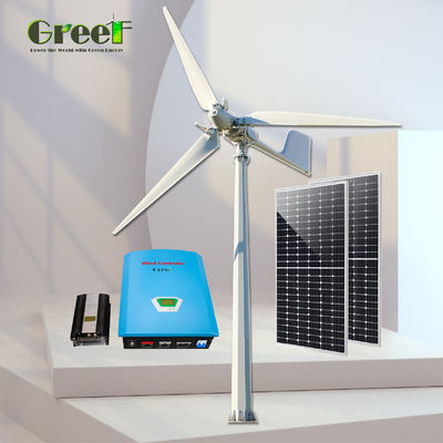 الكفاءة النظام الشمسي للسيليكون أحادي البلورية الترسيخ الأرضي 48-240 فولت 5kW-100kW حمولة العمل