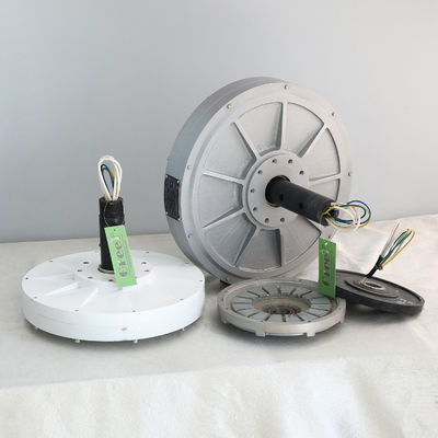 مولد مغناطيس دائم ذو تدفق محوري بدون قلب، توليد كهرباء ثلاثي الأطوار مع ضمان 3 سنوات